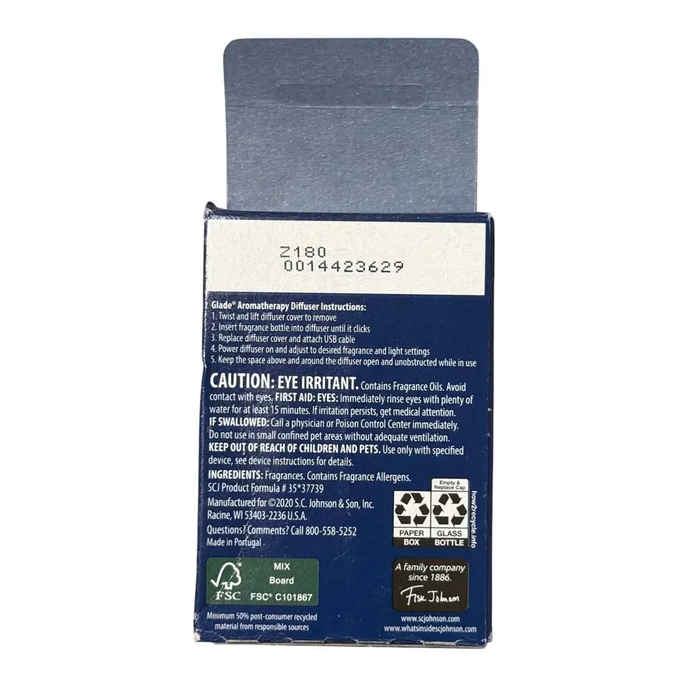 Glade Aromatherapy Mist Diffuser Refill - Find Clarity - Lemongrass + Bergamot